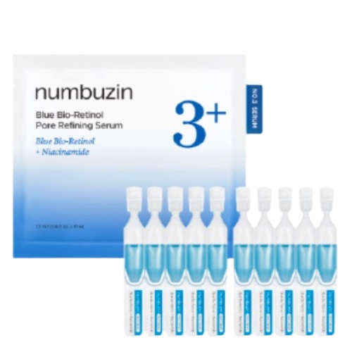 numbuzin No.3 Blue Bio-Retinol Pore Refining Serum 1mlx10ea