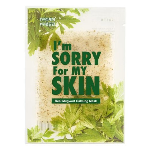 ultru I'm Sorry For My Skin Real Mugwort Calming Mask Sheet 1 Sheet