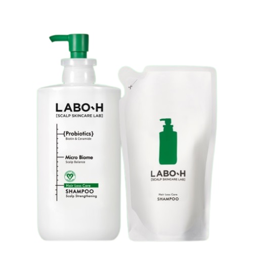 LABO-H Scalp Strengthening Shampoo Hair Loss Care 750mL (+Refill 600ml)