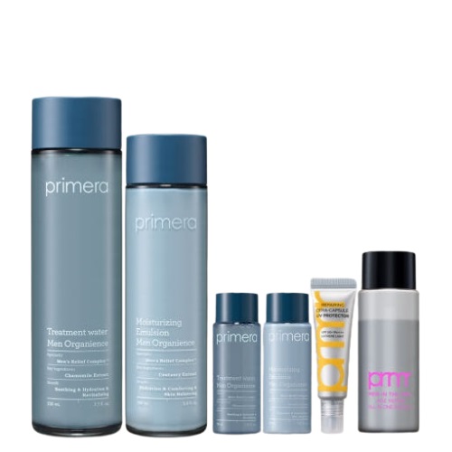 PRIMERA MEN Organience BR 2items (water 230ml + Emulsion160ml)+allinone 30ml+toneupsun 10ml