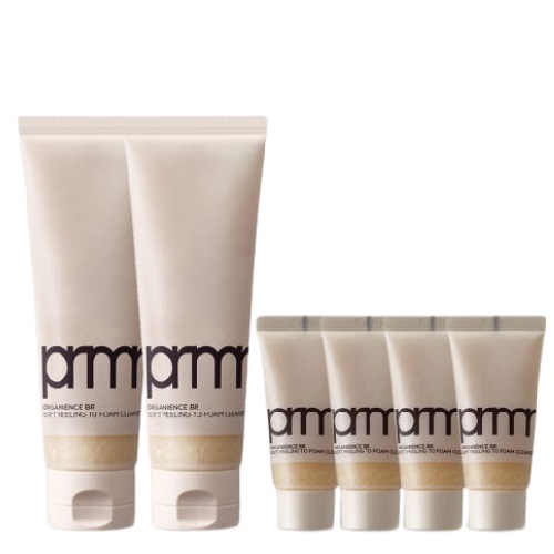 PRIMERA Organience BR Soft Peeling To foam Cleanser 120ml*2ea(+30mlx4ea)