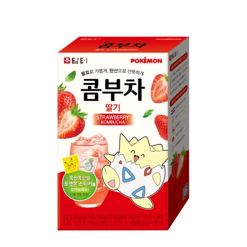 Damtuh Pokemon Kombucha Starwberry 5g x10sticks