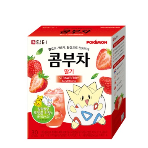 Damtuh Pokemon Kombucha Strawberry 5g x 30 sticks