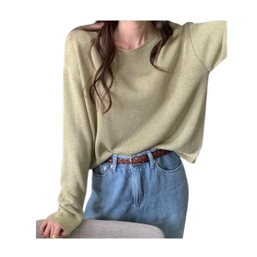 Ordinairement Noah Linen Knit [Light Green]