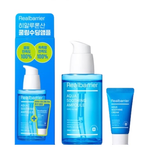 Real Barrier Aqua Soothing Ampoule 50mL (+aqua soothing cream 25ml)