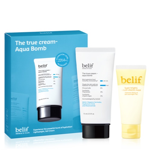 belif The true cream - Aqua bomb 75ml (+multi vitamin mask 35ml)