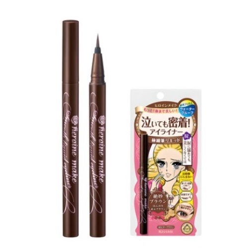 KISSME Heroine Make Smooth Liquid Eyeliner Super Keep 0.4ml [Brown]