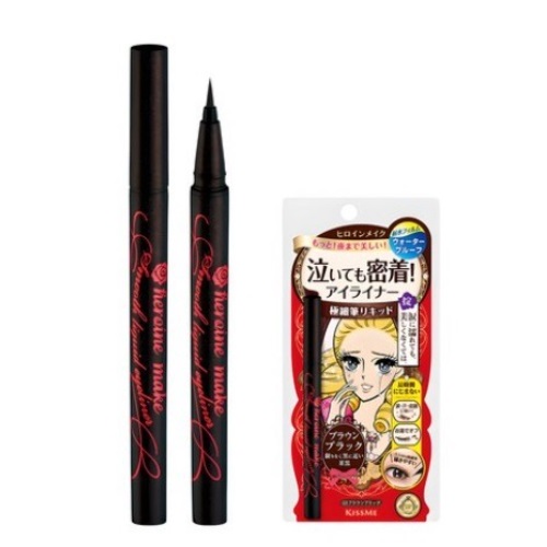 KISSME Heroine Make Smooth Liquid Eyeliner Super Keep 0.4ml [03 BrownBlack]