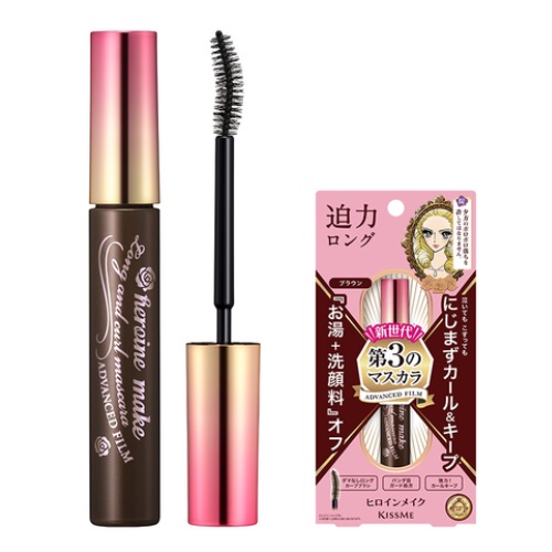 KISSME Heroine Make Long & Curl Mascara Advanced Film 6g [02 Brown]