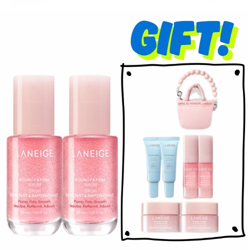 LANEIGE Bouncy & Firm Serum 30ml *2ea +Gift