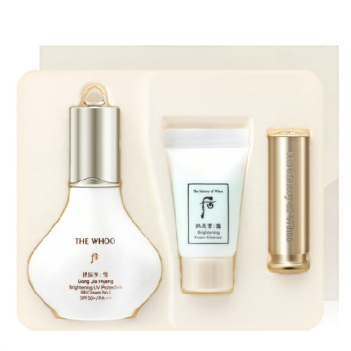 The Whoo Gongjinhyang Brightening UV Protective BB Cream Set 