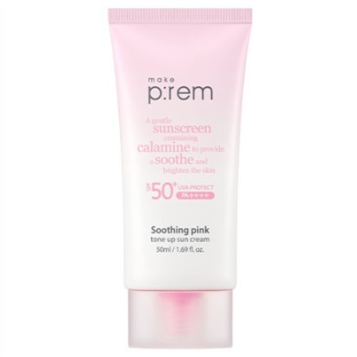 MakePrem Soothing Pink Tone Up Sun Cream SPF50+PA++++50ml