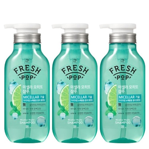 Fresh POP Micellar Mojito Shampoo 500ml x 3ea