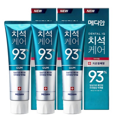 MEDIAN Tartar Care Toothpaste Gum 120g x 3ea