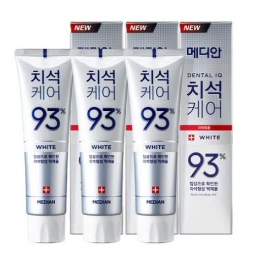 MEDIAN Tartar Care Toothpaste White 120g x 3ea