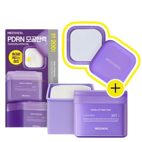 MEDIHEAL PDRN Lifting Pad 100 Pads+Refill 100Pads (+case)