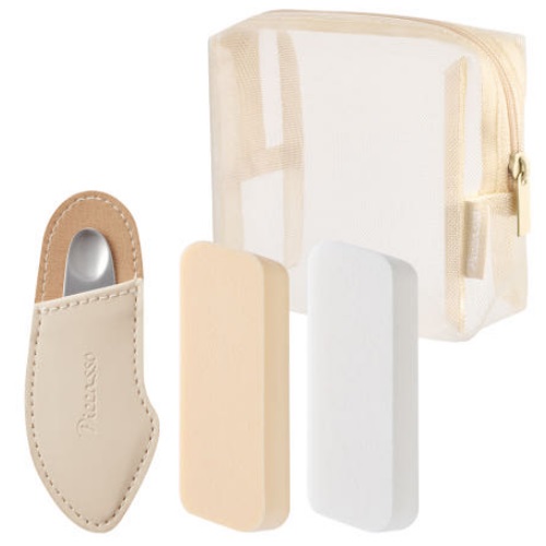 PICCASSO Matt & Glow 2way Spatula+sponge 2p set (+mesh pouch)