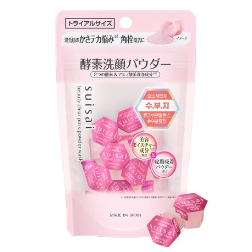 Suisai Beauty Clear Pink Powder Wash N 0.4g x 15p