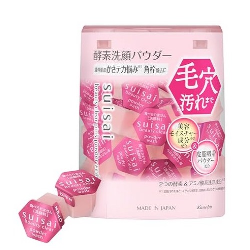 Suisai Beauty Clear Pink Powder Wash N 0.4g x 32p
