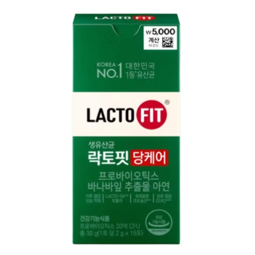 [DAISO] LACTO-FIT Probiotics Blood Sugar Care 2g x 15sticks 