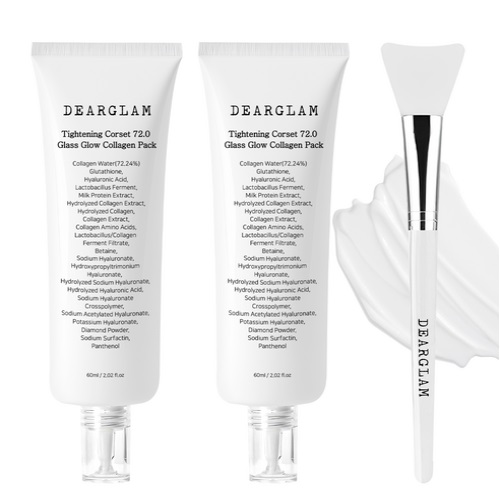 DEARGLAM Tightening Corset 72.0 Glass Glow Collagen Pack 60ml x 2ea 