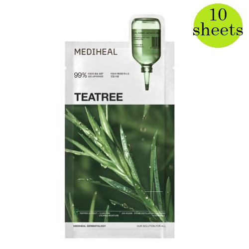 MEDIHEAL Essential Mask Teatree Calming Moisture 24ml x 10sheets