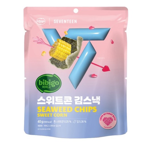 Bibigo Seaweed Chip Sweet Corn 40g