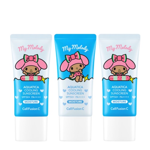 Cell Fusion C Aquatica Cooling Sunscreen SPF50+PA++++35ml 1+1+1