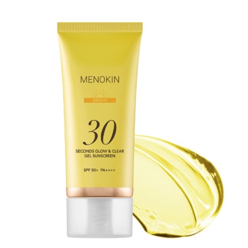 MENOKIN 30 Seconds Glow & Clear Gel Sunscreen SPF50+PA++++50ml [Bright]