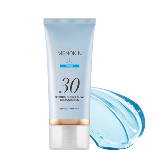 MENOKIN 30 Seconds Glow & Clear Gel Sunscreen SPF50+PA++++50ml [Moist]