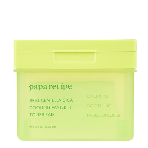 papa recipe Real Centella Cica Cooling Water Fit Toner Pad 190g/80pads
