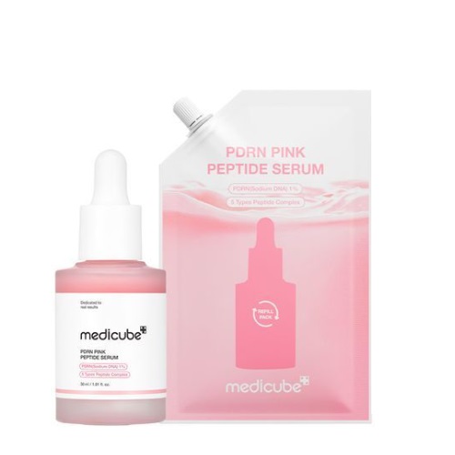 MEDICUBE PDRN Pink Peptide Ampoule 30ml+Refill 50ml Set