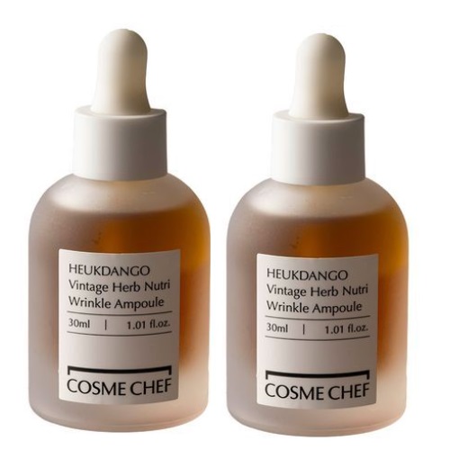 Cosme Chef HEUKDANGO Vintage Herb Nutri Wrinkle Ampoule 30ml*2EA