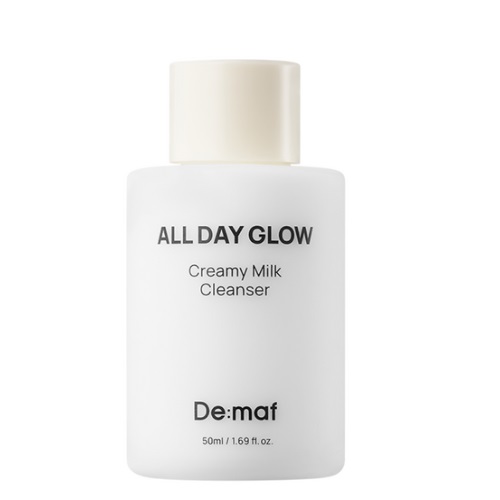 De:maf All Day Glow Creamy Milk Cleanser 50ml minisize
