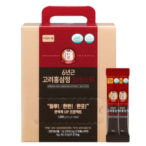 Jungwonsam 6-Year Korean Red Ginseng Extract 365 10g x 100 sticks