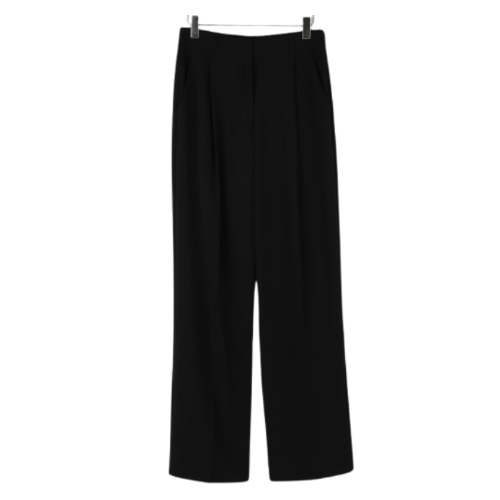 PUREDA [MADE] Billy Summer Pintuck Slacks (Short S #Black)