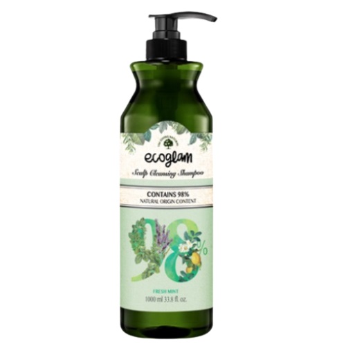 Ecoglam Scalp Cleansing Shampoo Fresh Mint 1L