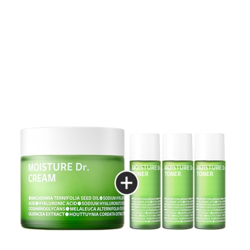 isoi Moisture Dr. Cream 70ml Set (+Toner 18ml*3ea)