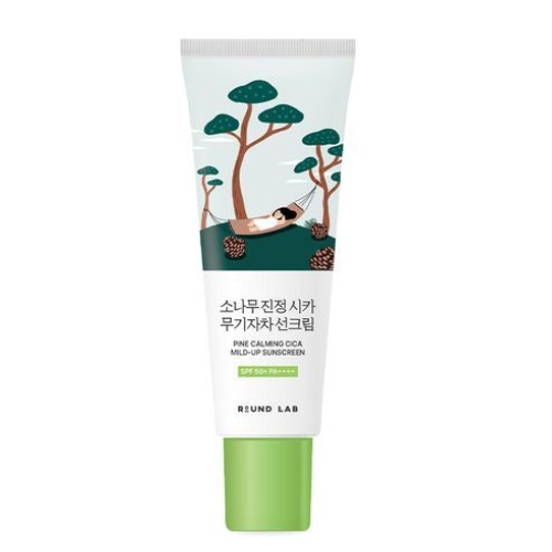 Round Lab Pine Calming Cica Mild-Up Sunscreen SPF50+PA++++ 40ml