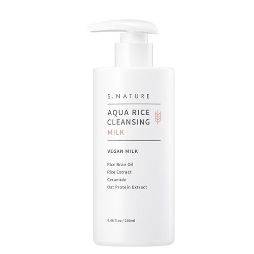 S.NATURE Aqua Rice Cleansing Milk 280mL