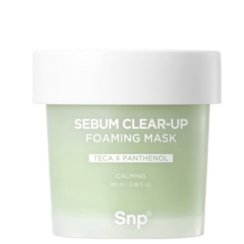 SNP Teca X Panthenol Sebum Clear-Up Foaming Mask 100ml