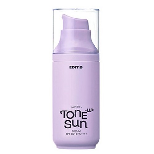 EDIT.B Sunday Tone Up Sun Serum SPF50+ PA++++ 55ml [Purple]