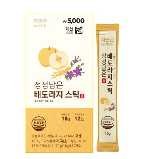 [DAISO] Jayungwan Jeongseongdam deun Baedoraji Stick 10g x 12 pcs