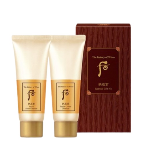 [S] The Whoo Gongjinhyang Cleanser 40ml+40ml Special Gift Kit