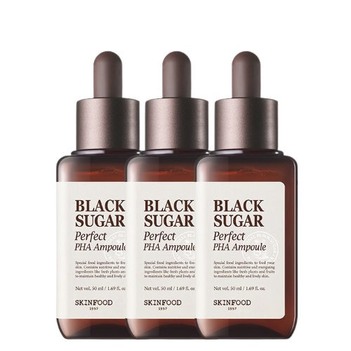 SKINFOOD Black Sugar Perfect PHA Ampoule 50ml*3EA