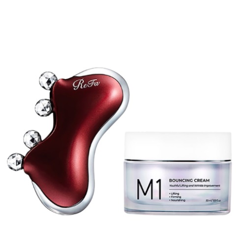 ReFa CAXA M1 + Bouncing Cream 50ml Set