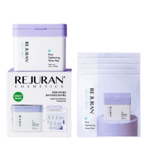 REJURAN Derma Healer Pore Tightening Toner Pad 220ml (60p) Set (+toner pad 2p *5ea)