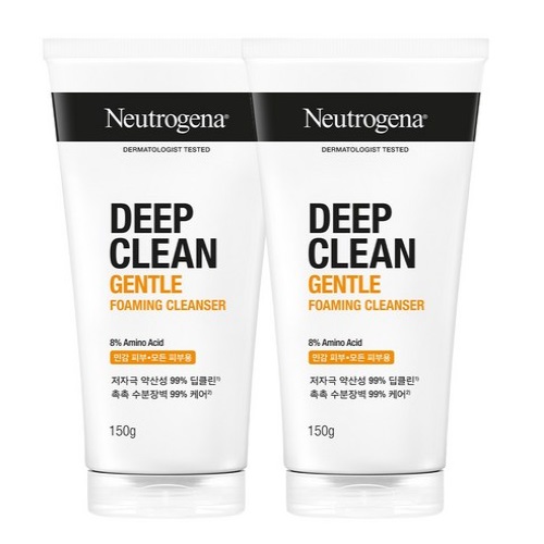 Neutrogena Deep Clean Gentle Foaming Cleanser 150g*2EA