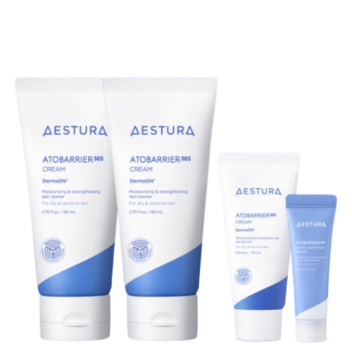 AESTURA Atobarrier 365 Cream 80ml x 2EA (+cream30ml+Hydro soothing cream 10ml)