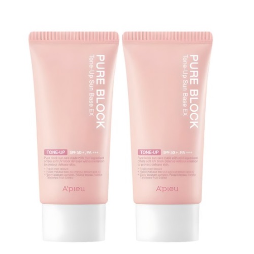 A'pieu Pure Block Tone-Up Sun Base EX SPF50+PA+++50mL*2EA